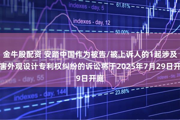 金牛股配资 安踏中国作为被告/被上诉人的1起涉及侵害外观设计专利权纠纷的诉讼将于2025年7月29日开庭